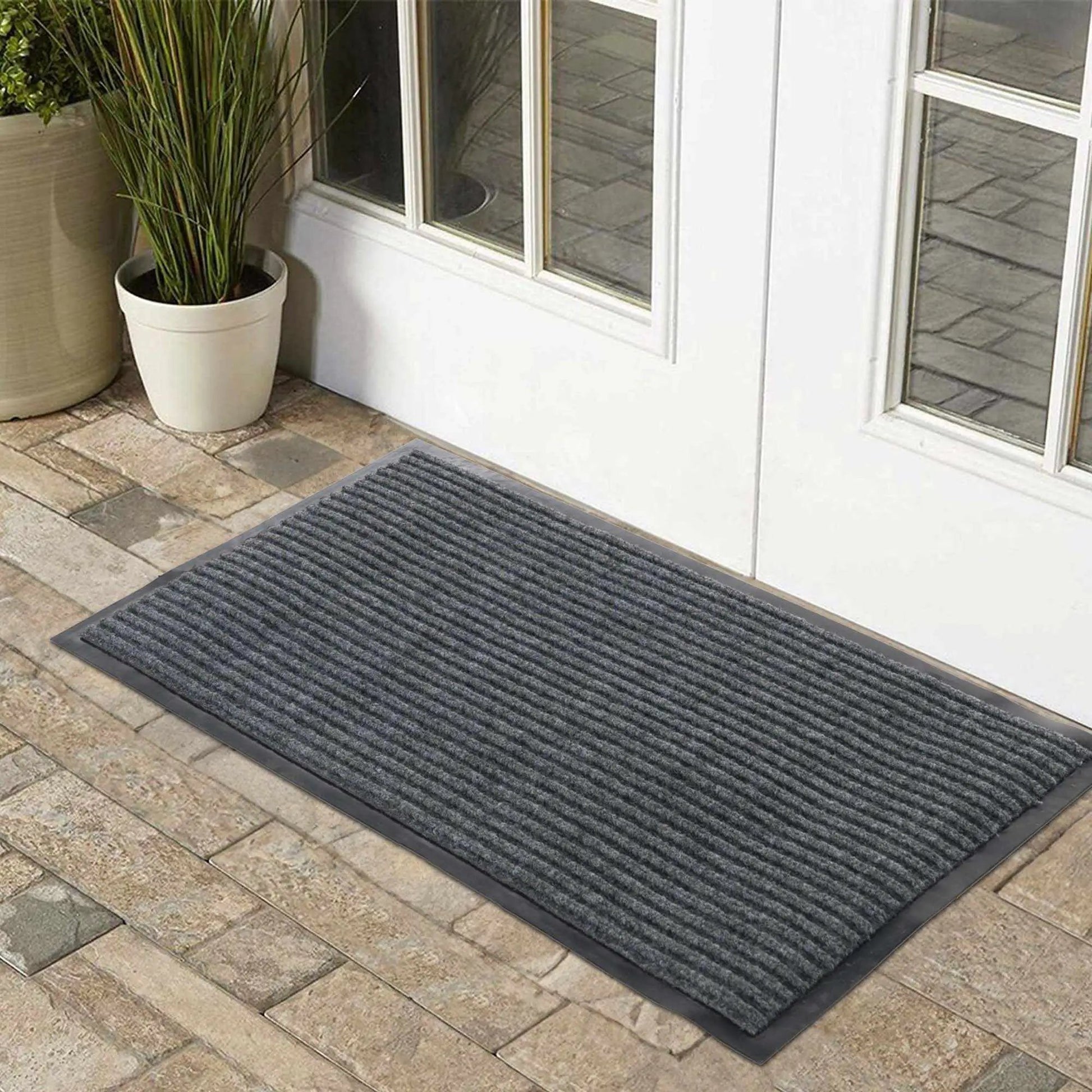 Basic Outdoor Mat, Gray from PriceLows™