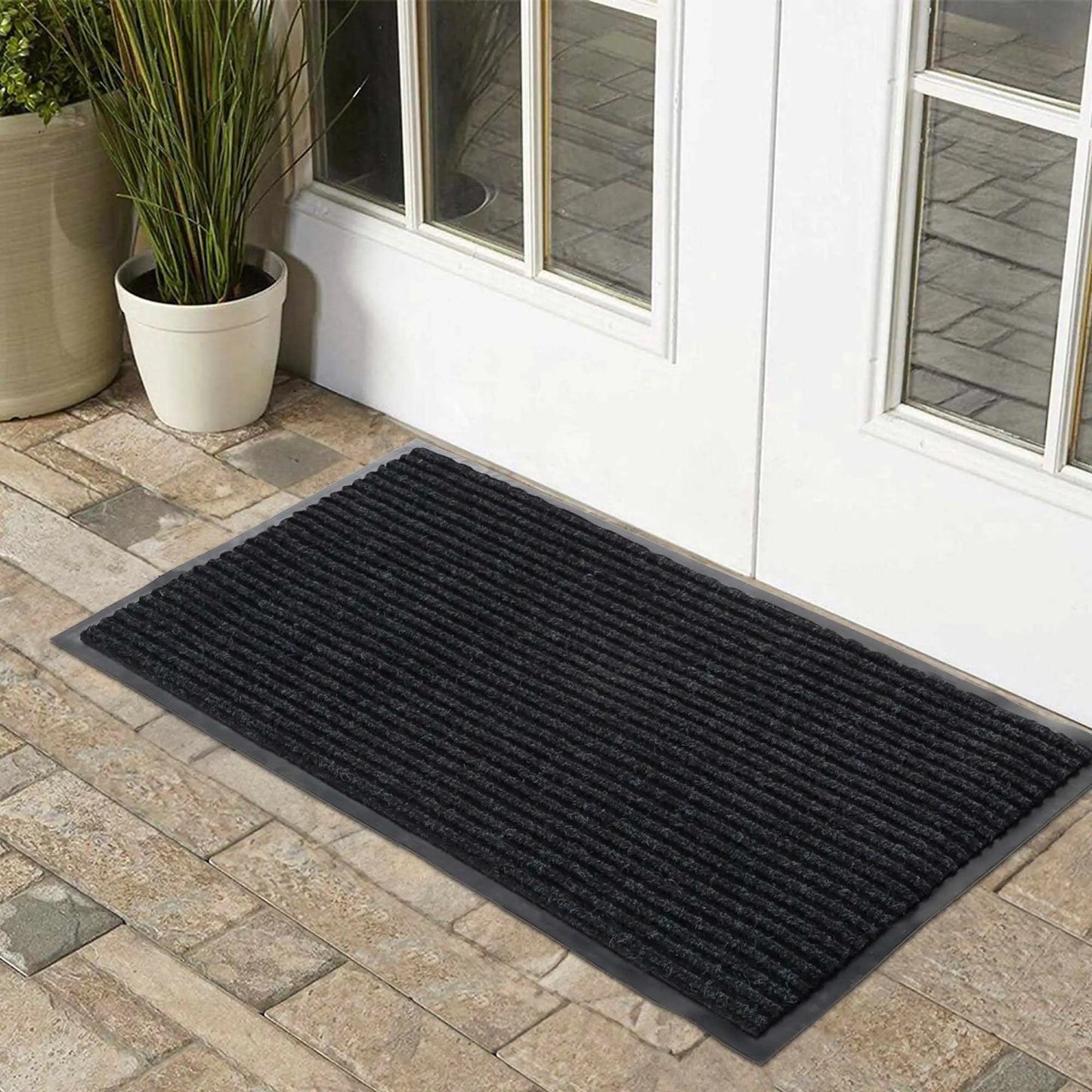 Basic Outdoor Mat, Black from PriceLows™