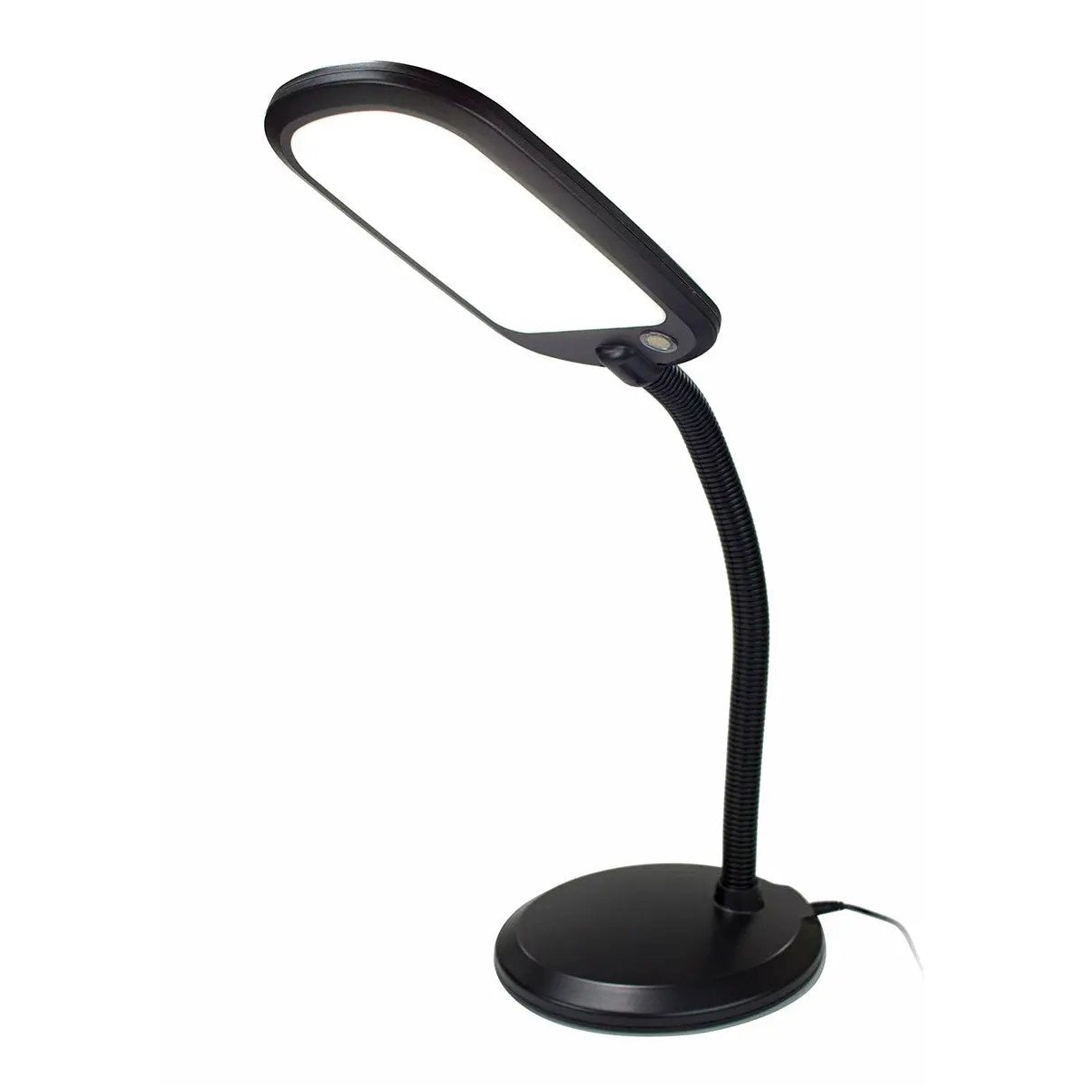 Desk Lamp | Full Spectrum Led Reading | 26 Inch Height | Black