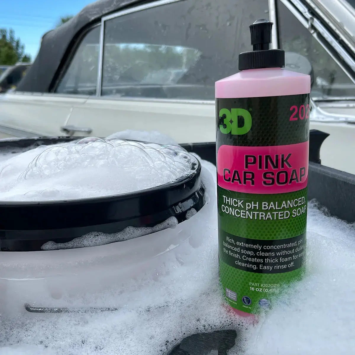 3D PINK CAR SOAP PINT from PriceLows™