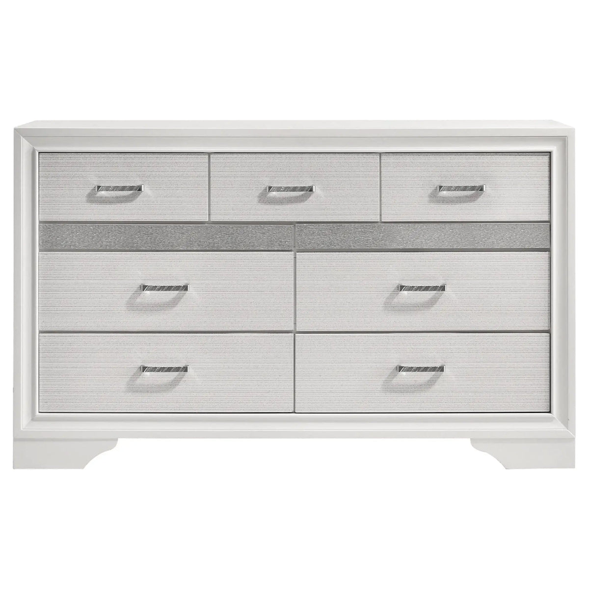 Miranda 9-drawer Dresser | 63 x 16.5 x 38.75 in | 9-Drawer | White