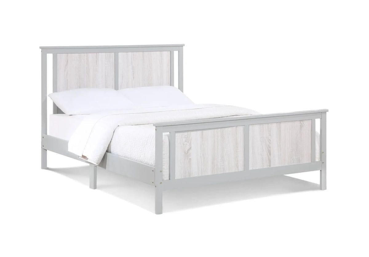 Connelly Twin Panel Bed | Split Panel Headboard | Reversible Back Panel | Traditional Heritage Design
