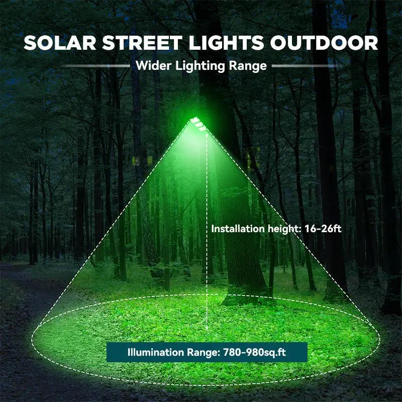 Solar Hunting Light | 120 Green LEDs | 10000 Lumens Output