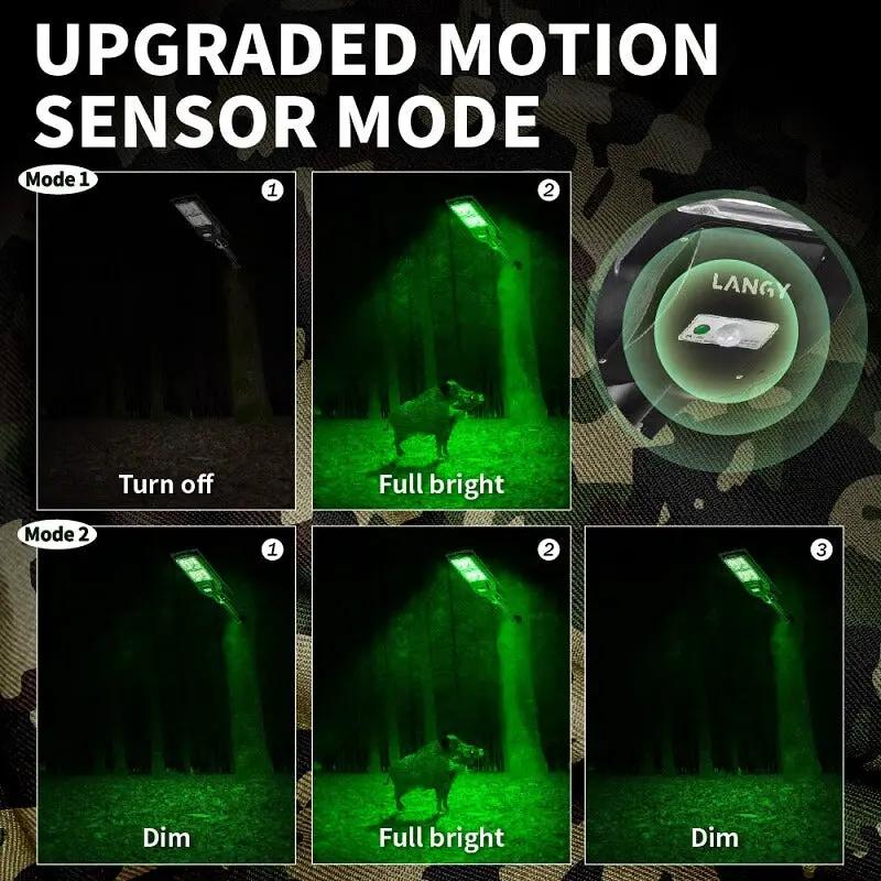 Solar Green Feeder Light | 25000 Lumens | 360 LED Array