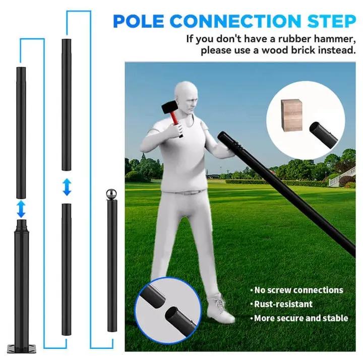 Solar Street Light With Pole | 50000 Lumen | IP65 Waterproof | 20Ft