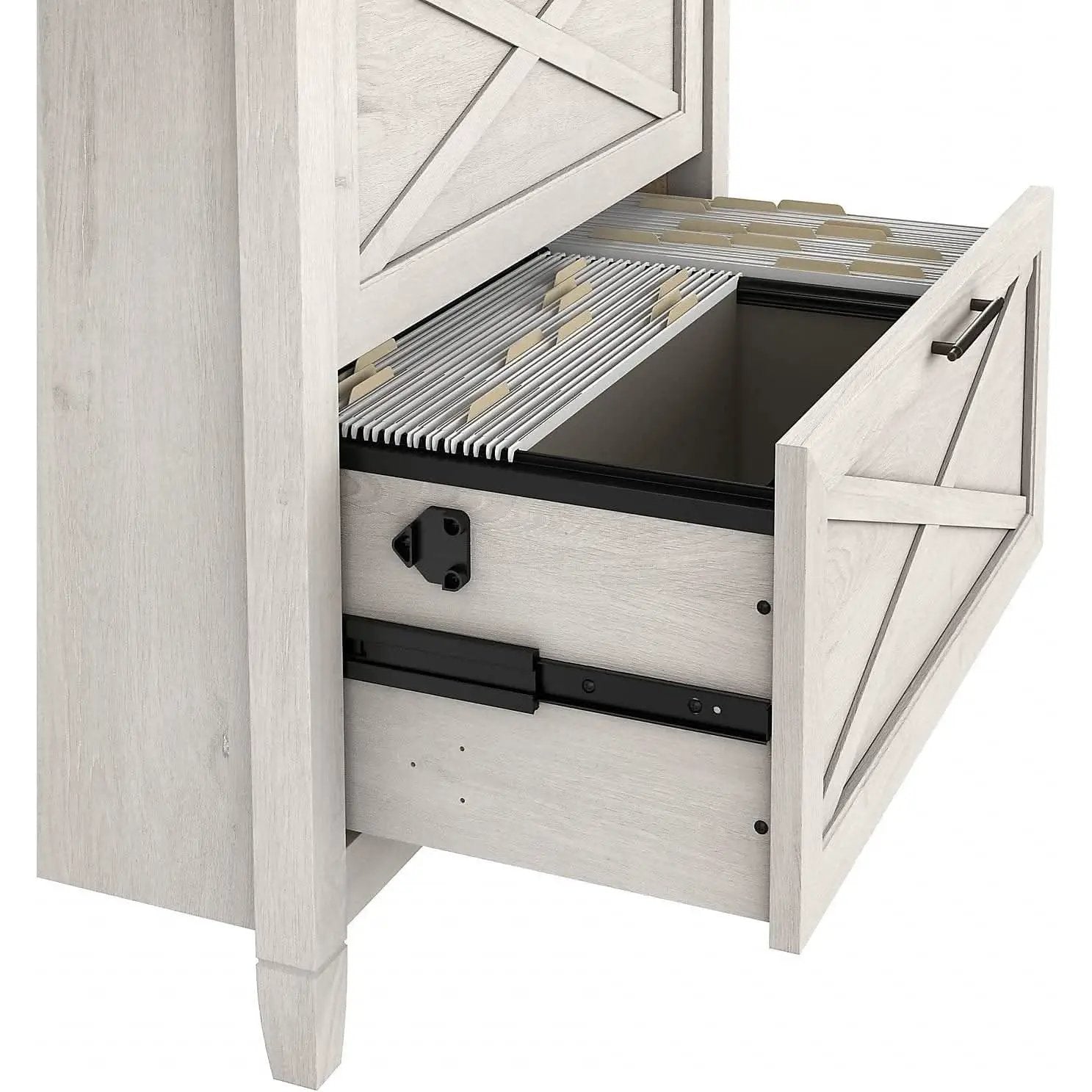 60W L Shaped Desk With Mobile File Cabinet For Home Office from PriceLows™