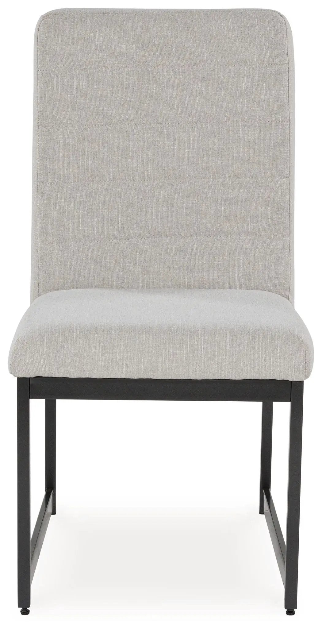 Upholstered Dining Chair | Set Of 2 | Light Brown Fabric