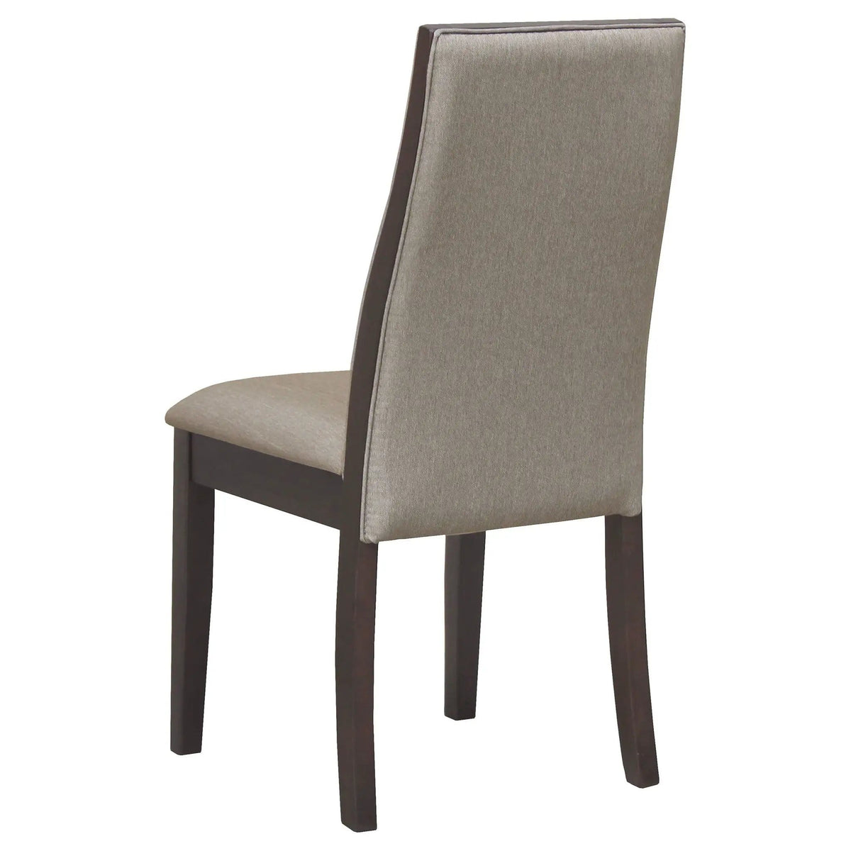 Spring Creek Upholstered Dining Chair Taupe (Set of 2) | 19 x 23.25 x 38.5 in | Rubberwood & Fabric | Dining Room