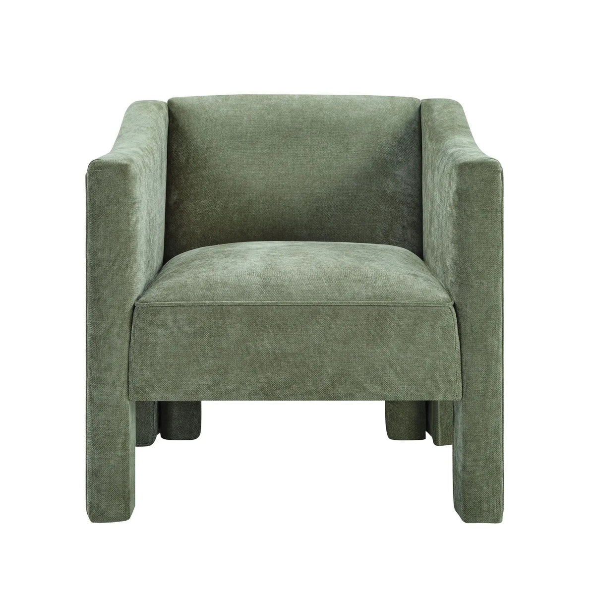 Barrel Accent Chair | Enclosed Wraparound Arms | Pill-Resistant Fabric | Ergonomic Support
