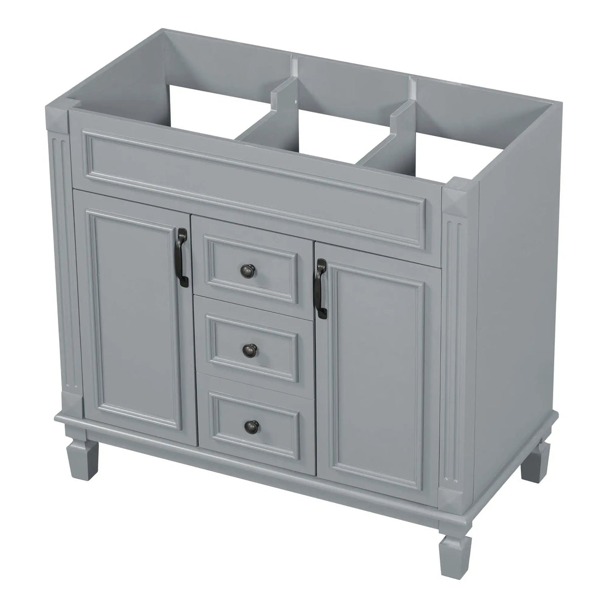 Bathroom Vanity Cabinet | 35.3 Inch Width | 2 Soft Closing Doors | 2 Drawers