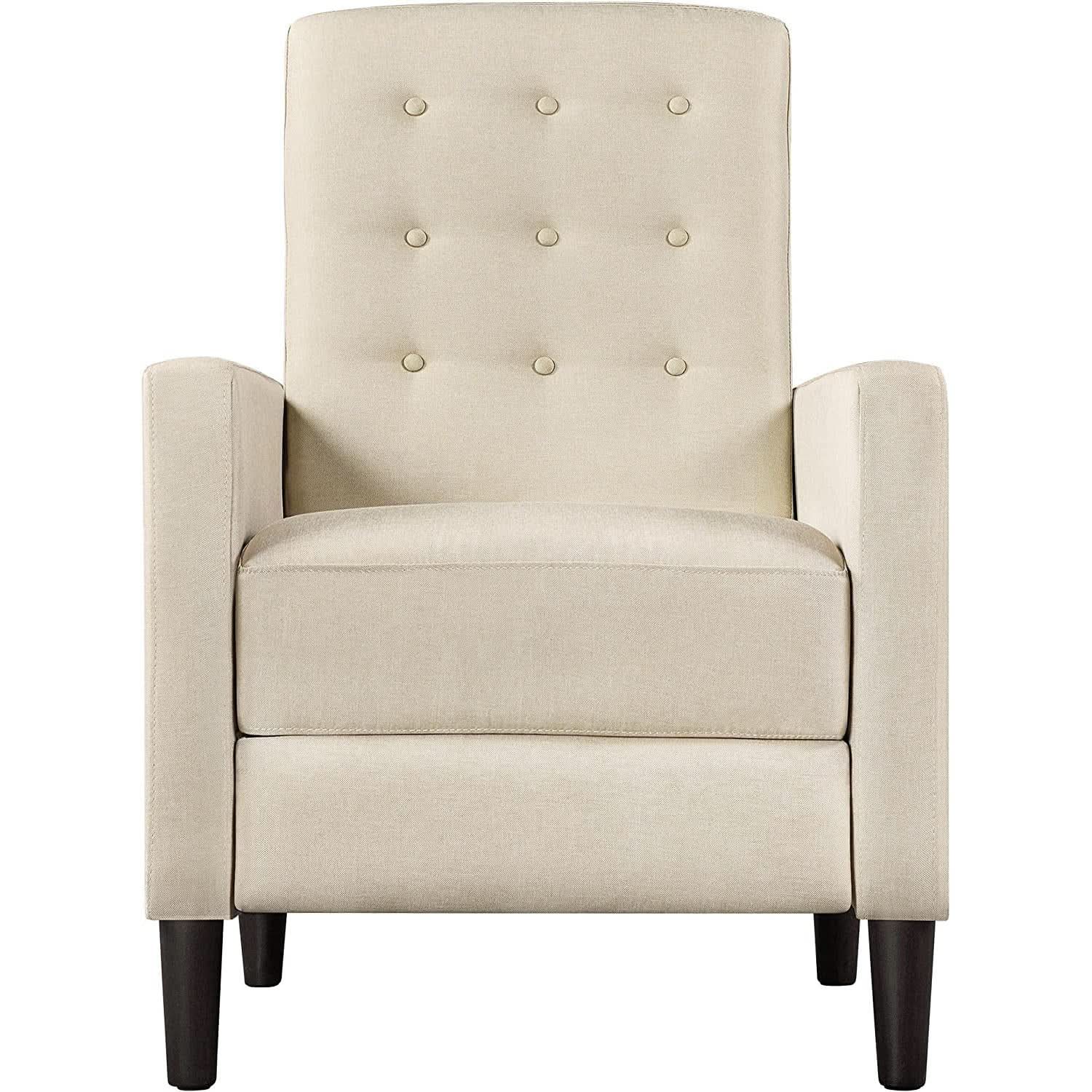 Fabric Recliner Chair Mid Century Modern With Durable Polyester Upholstery from PriceLows™