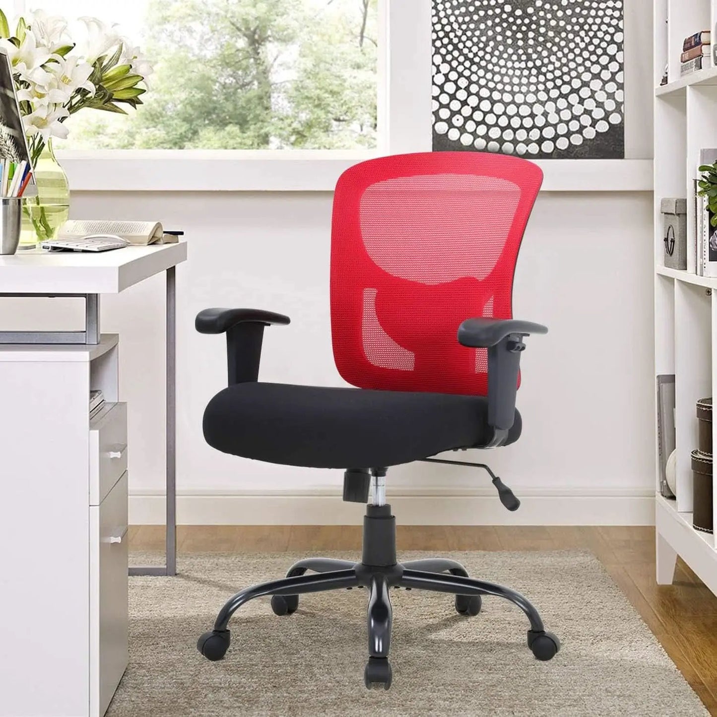 Big and Tall Office Chair With Lumbar Support For Desk from PriceLows™