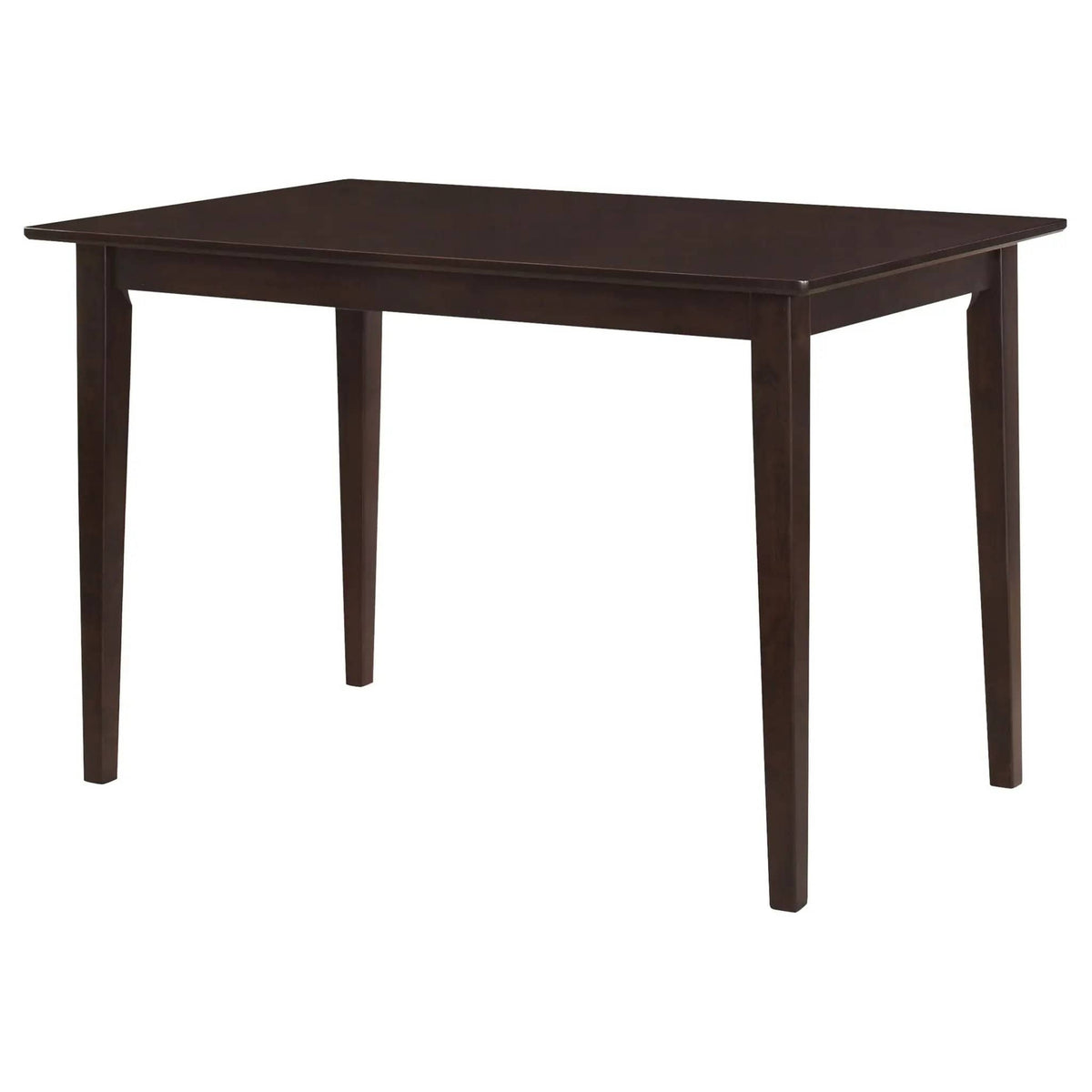 Gomez 5-piece Rectangular Dining Table Set | 5-Piece Set | Rubberwood & Engineered Wood | Cappuccino