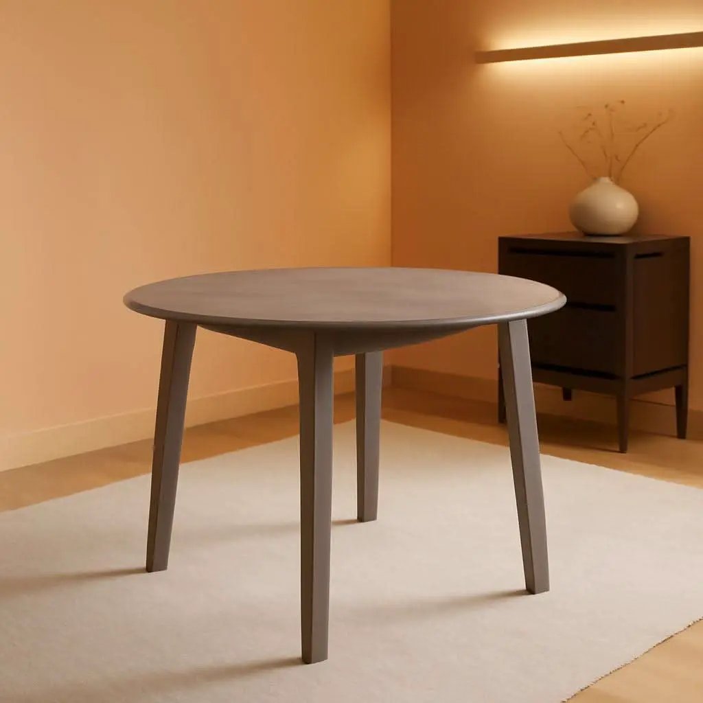 Gray Drop Leaf Dining Table Seats Four With Two Leaves from PriceLows™