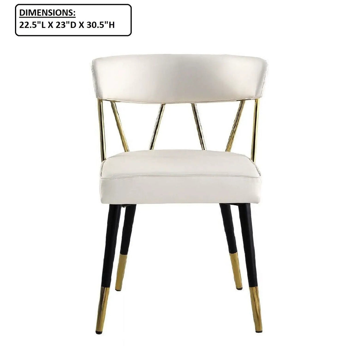 Modern Dining Chair | Upholstered | Medium Firm Cushion | Set Of 2