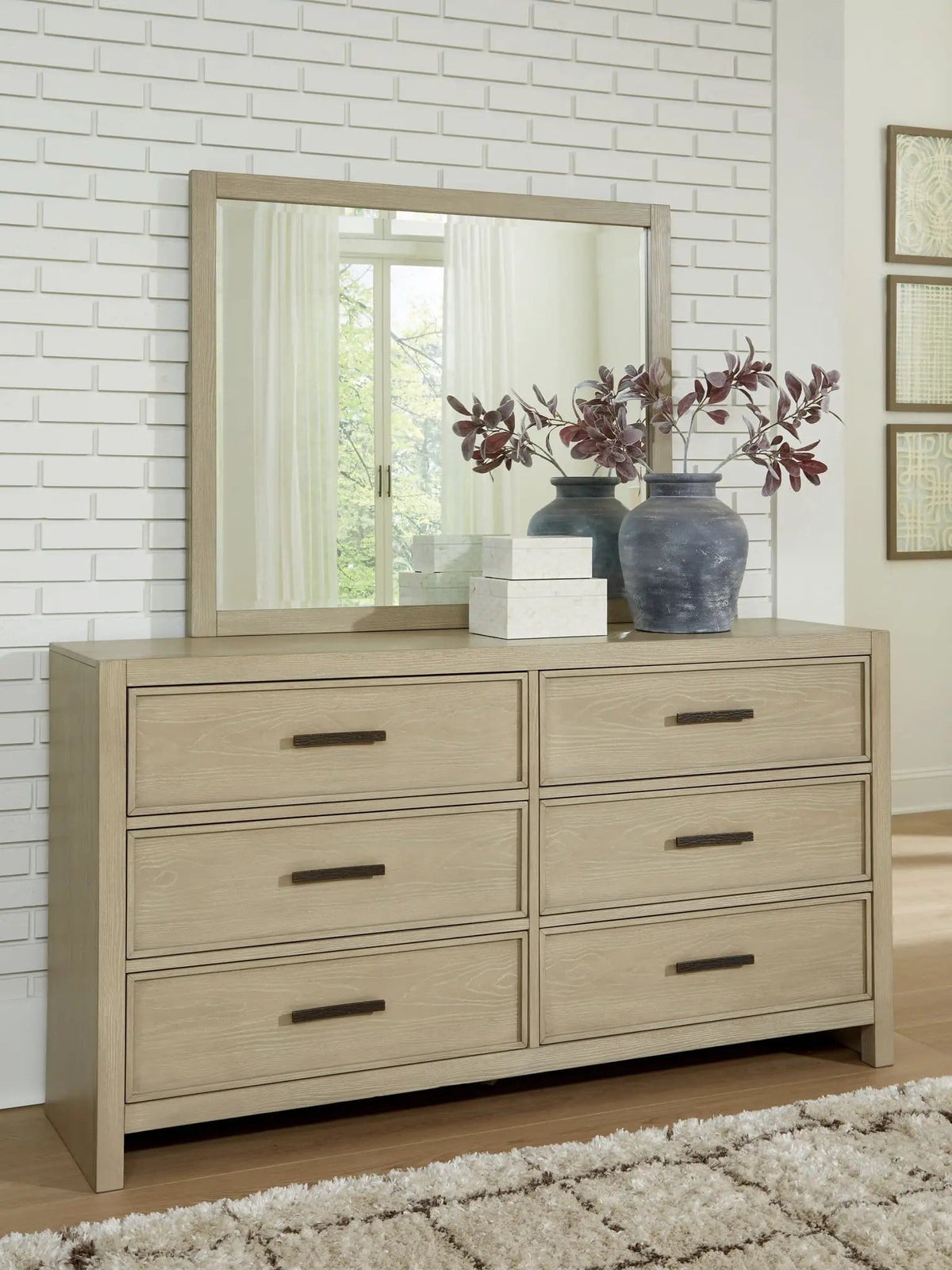 Calmoro Dresser | 2 Pieces | Steel & Metal | Bedroom