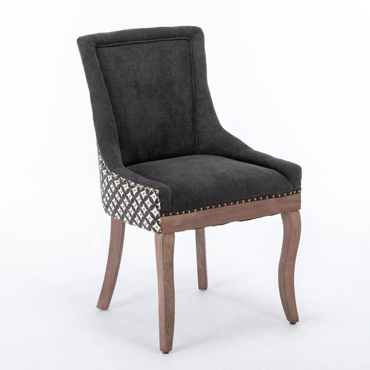 Ultra Side Dining Chairs | Set Of 2 | Luxurious Fabric | Mid-Century Modern Look
