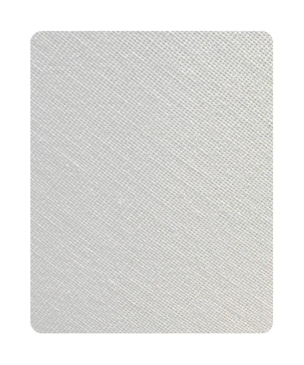 Shallow Drum Lampshade | White Linen | Hardback Frame | 16 X 9 Inches