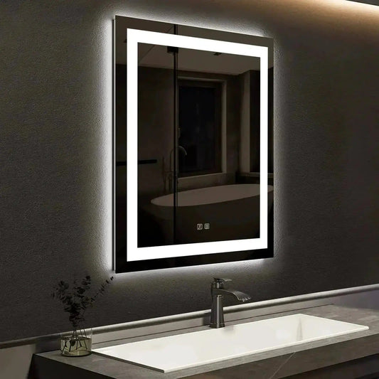 20 x 28 Inch Center Glow LED Bathroom Mirror from PriceLows™