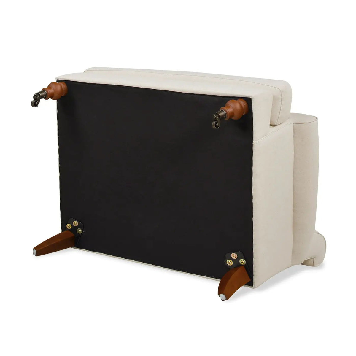 Alana Lawson Accent Arm Chair | Casters | Kiln-Dried Solid Wood Frame | Artisan Crafted