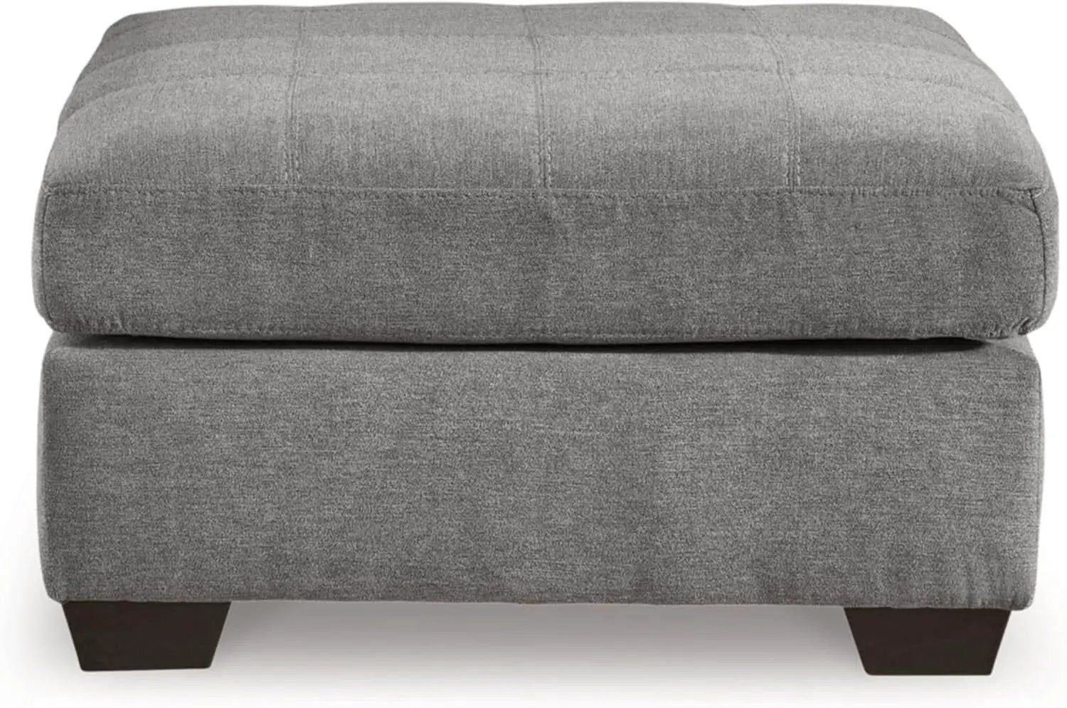 Oversized Light Gray Ottoman Room Decorative Elegance from PriceLows™