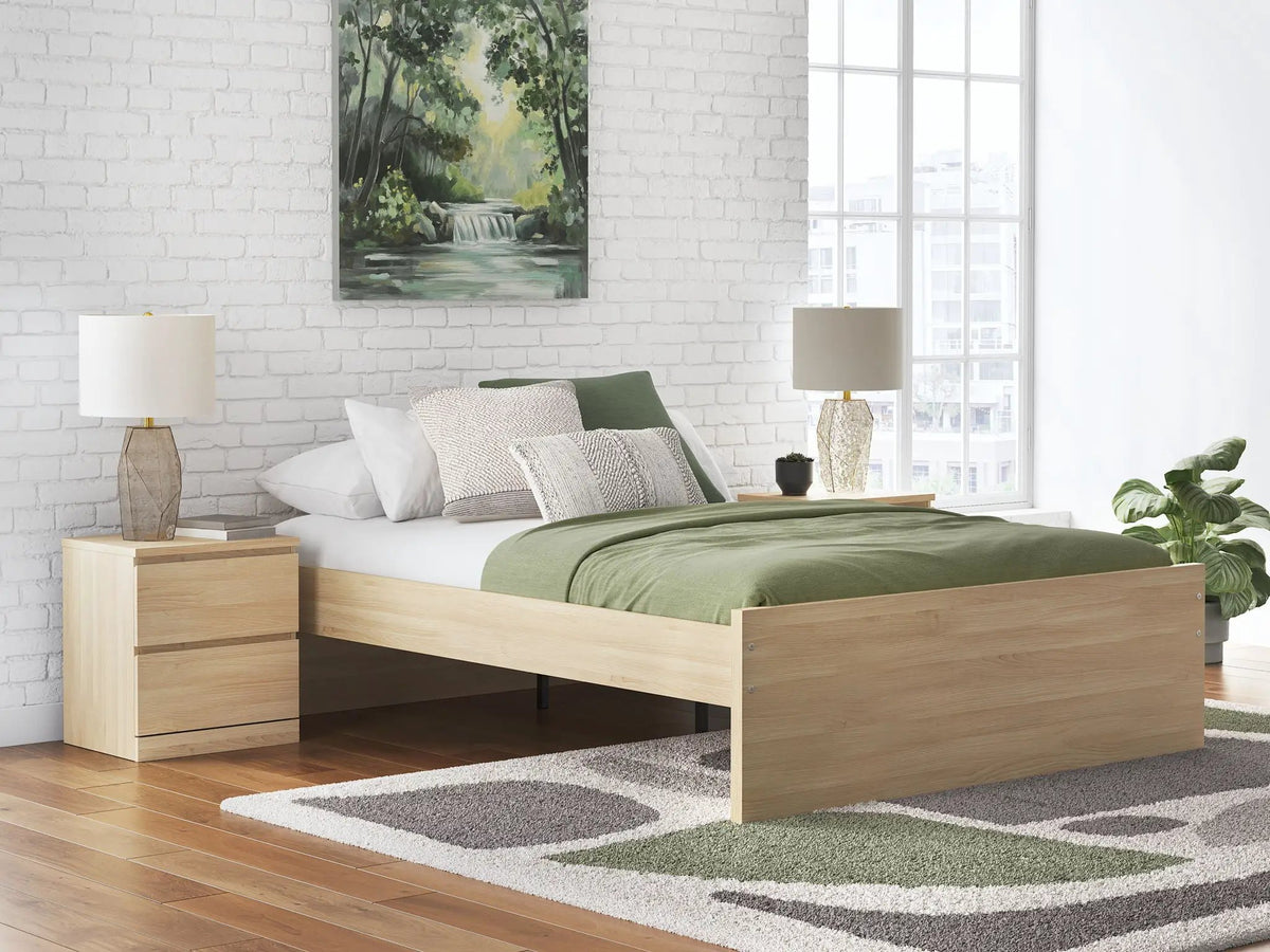 Platform Bed | Four Storage Drawers | Clean Minimal Design
