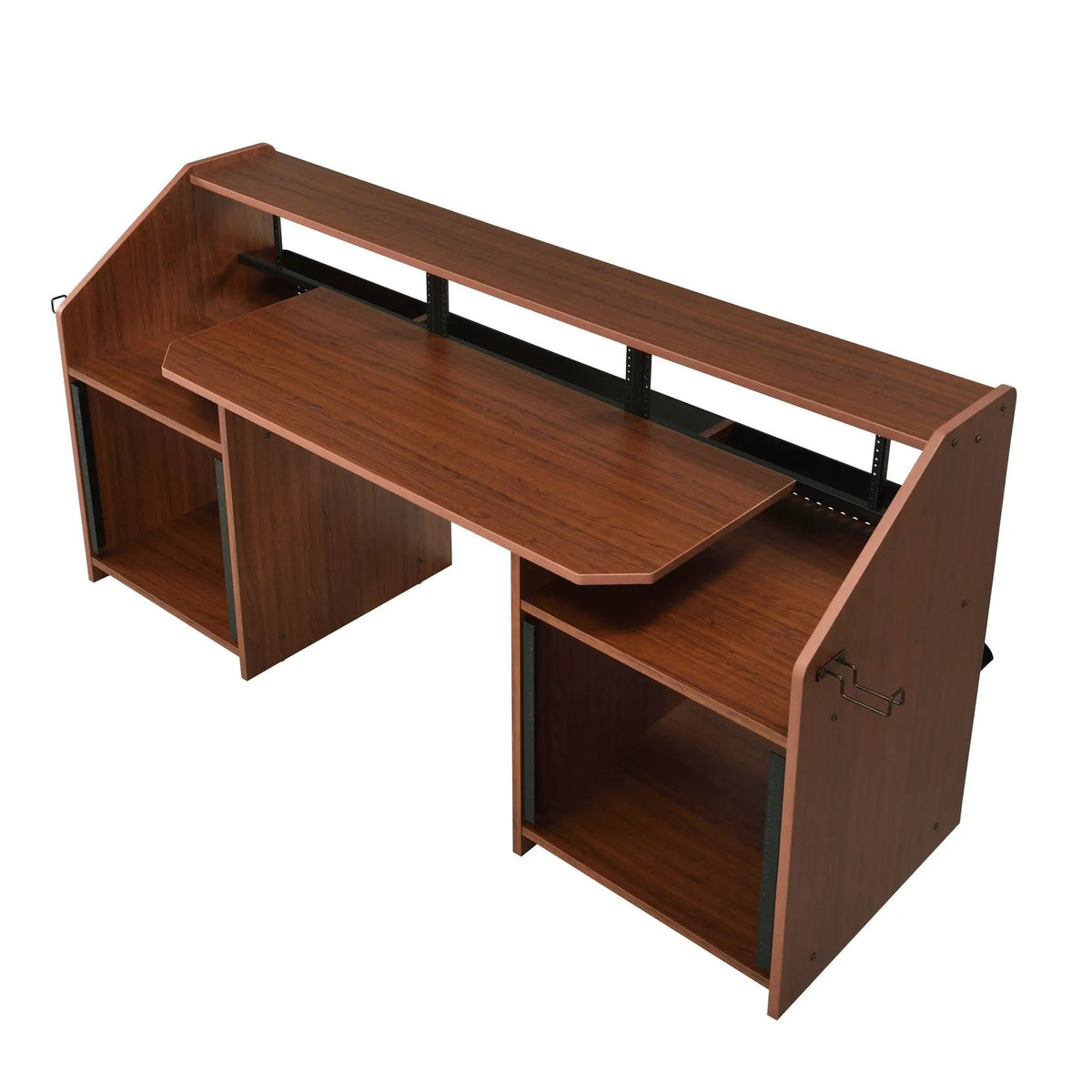 Annette Music Desk | Wood Finish | 18 Mm Thick Tabletop | Cable Management