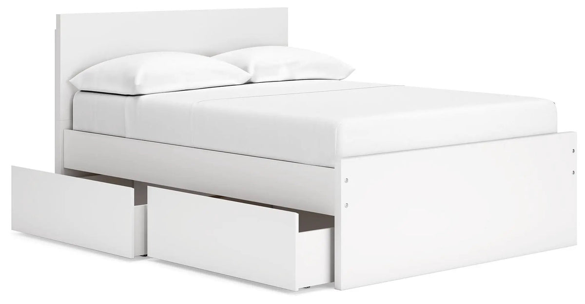 Onita Panel Platform Bed | Minimal Design | Ultra-Clean Lines | Easy-Elegant Solid Finish