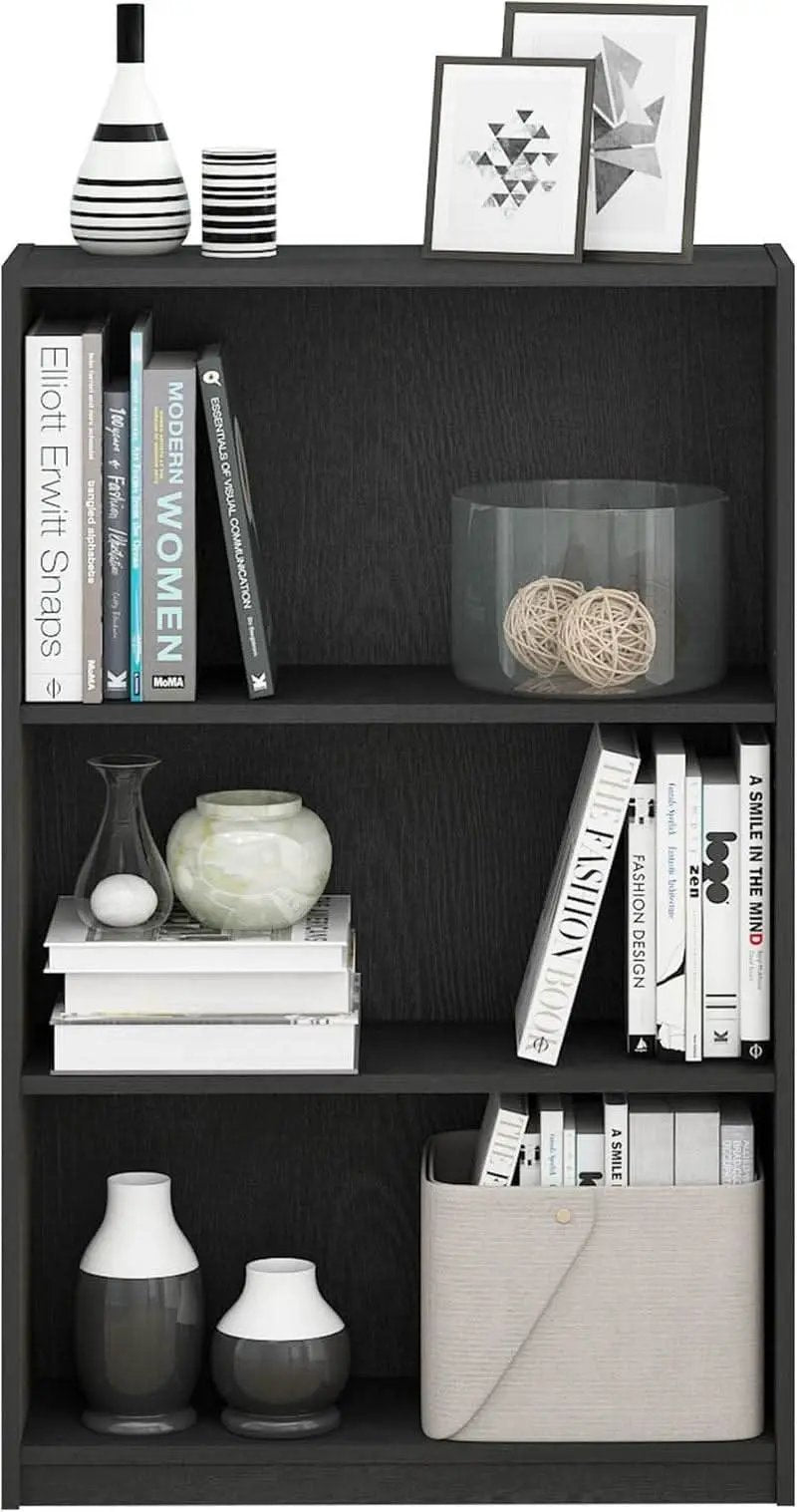 3 Tier Adjustable Bookcase For Home Office Storage from PriceLows™