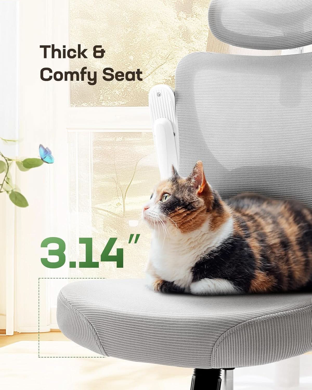 Ergonomic Mesh Office Chair With Adjustable Lumbar Support from PriceLows™