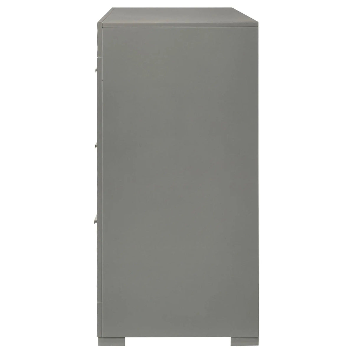 Ives 6-drawer Dresser Cabinet Grey High Gloss | 63 x 18 x 36.5 in | 6-Drawer | Bedroom