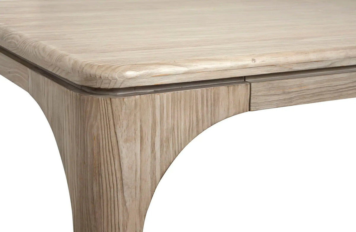 Braelyn Extendable Rectangular Dining Table Dining Tables with Extension | Dining Tables with Extension | Fabric & Glass | Dorian Gray