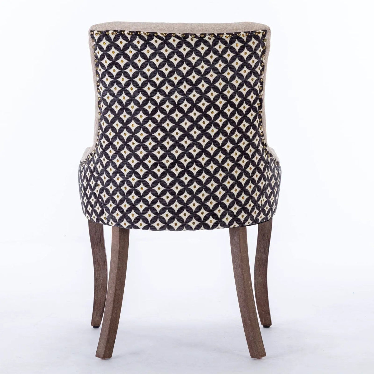 Ultra Side Dining Chairs | Set Of 2 | Luxurious Fabric | Mid-Century Modern Look