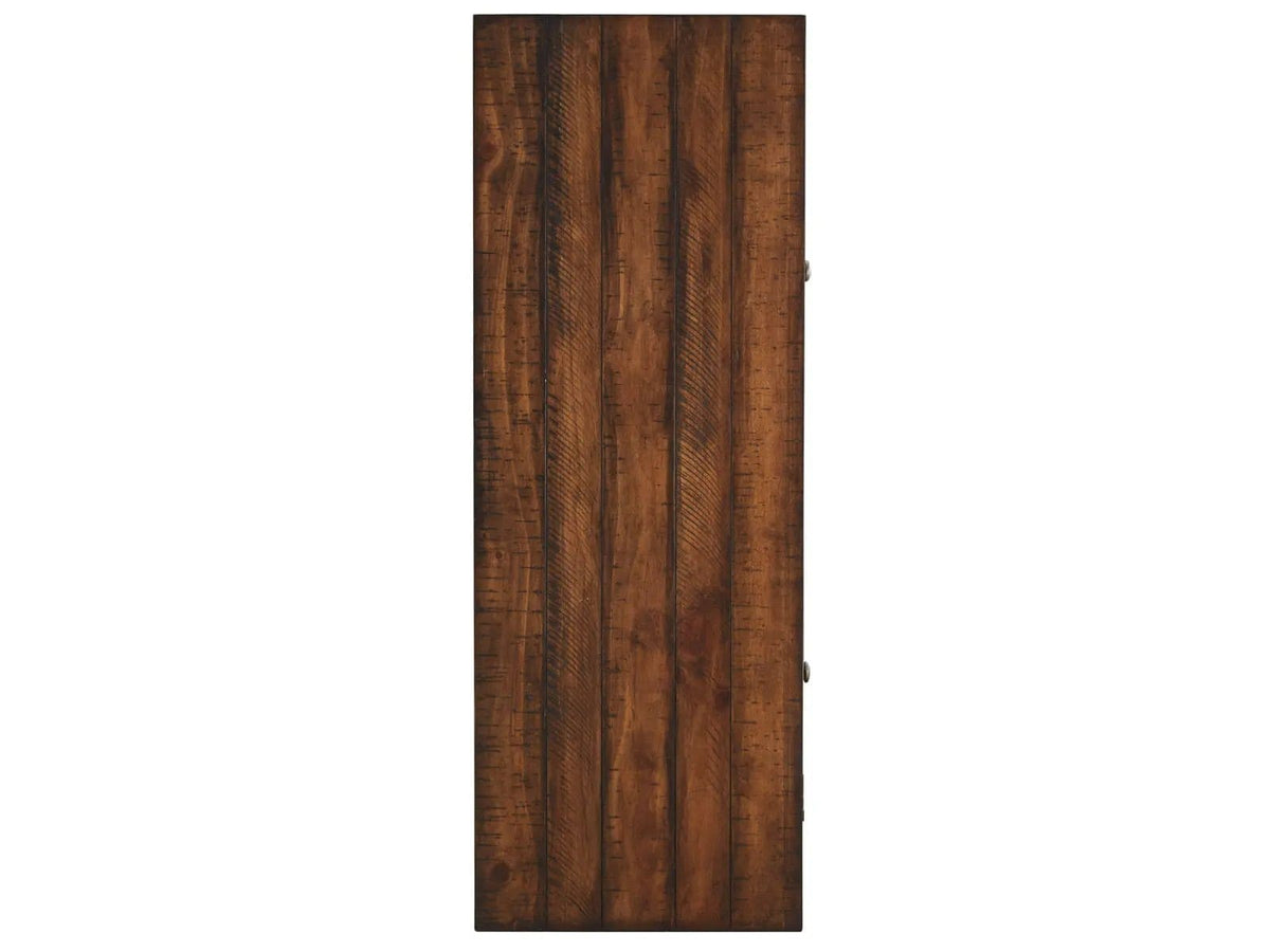 Cottage Lane Wood Sofa Table | 18 x 50 x 29 in | Rattan & Veneer | Coffee