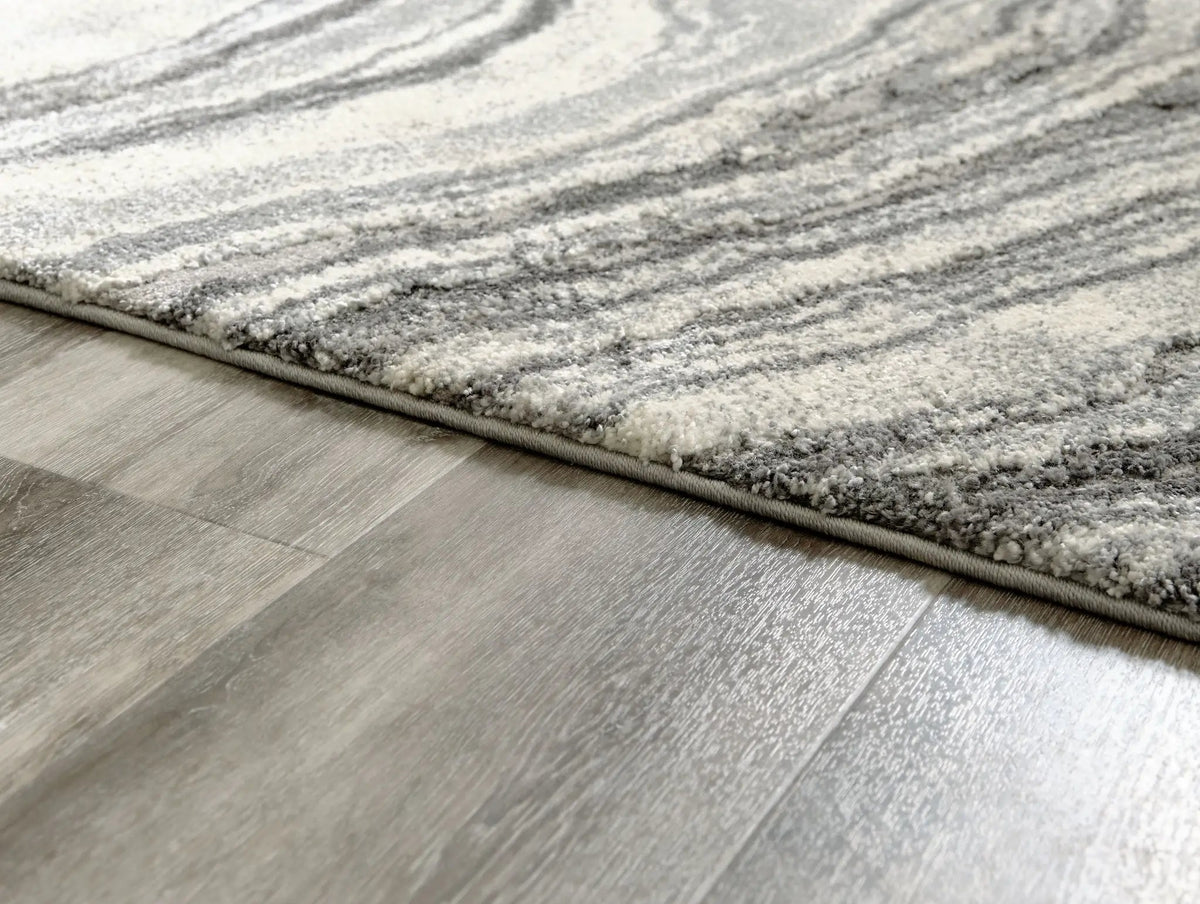 Wysdale Area Rug | 94 x 123 Inch | Agate Design | Machine-Woven High-Low Pile