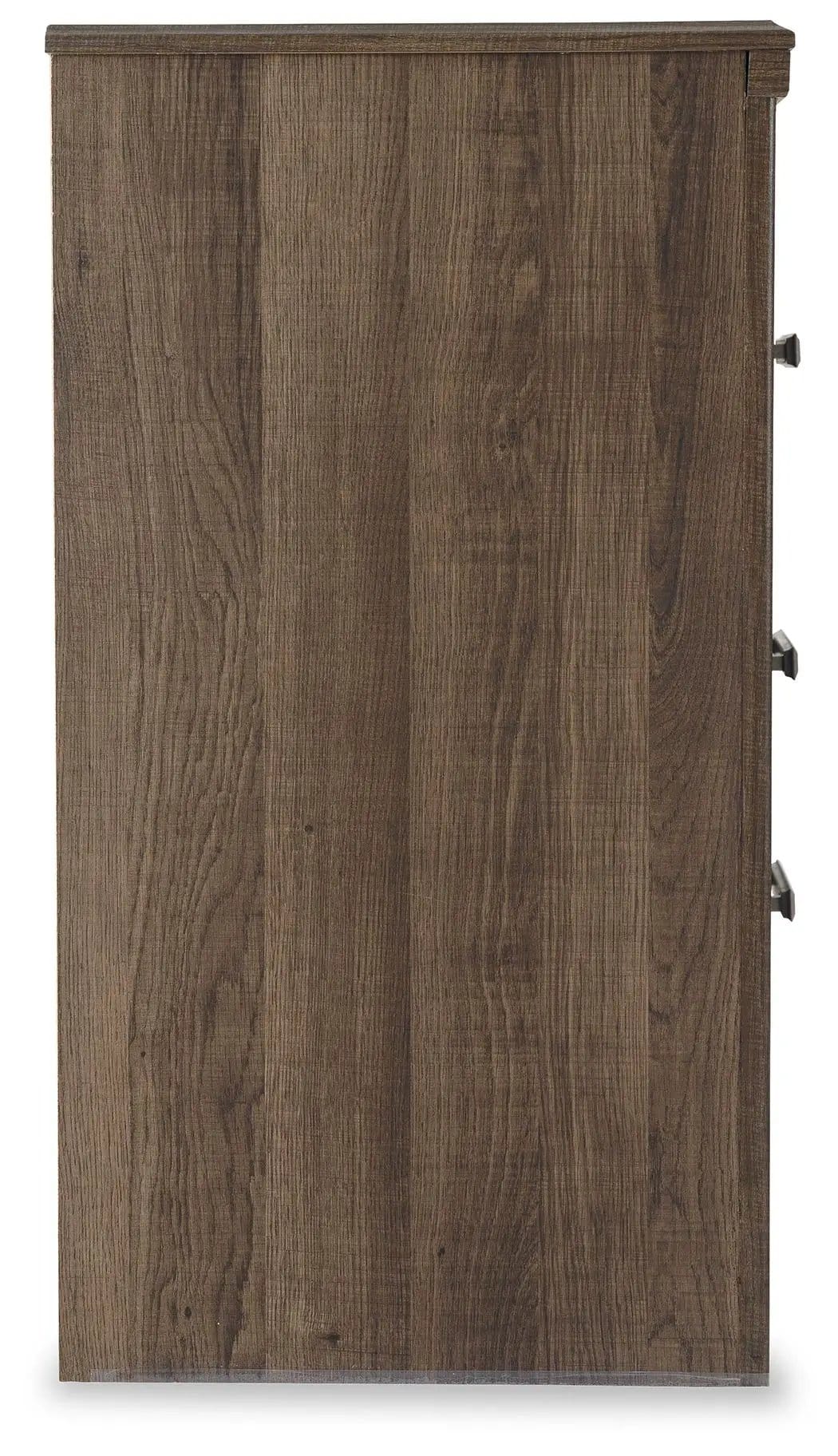 Juararo Two Drawer Night Stand Accent Nightstand | 24.06 x 15.79 x 29.21 in | Engineered Wood & Mdf | Dark Brown