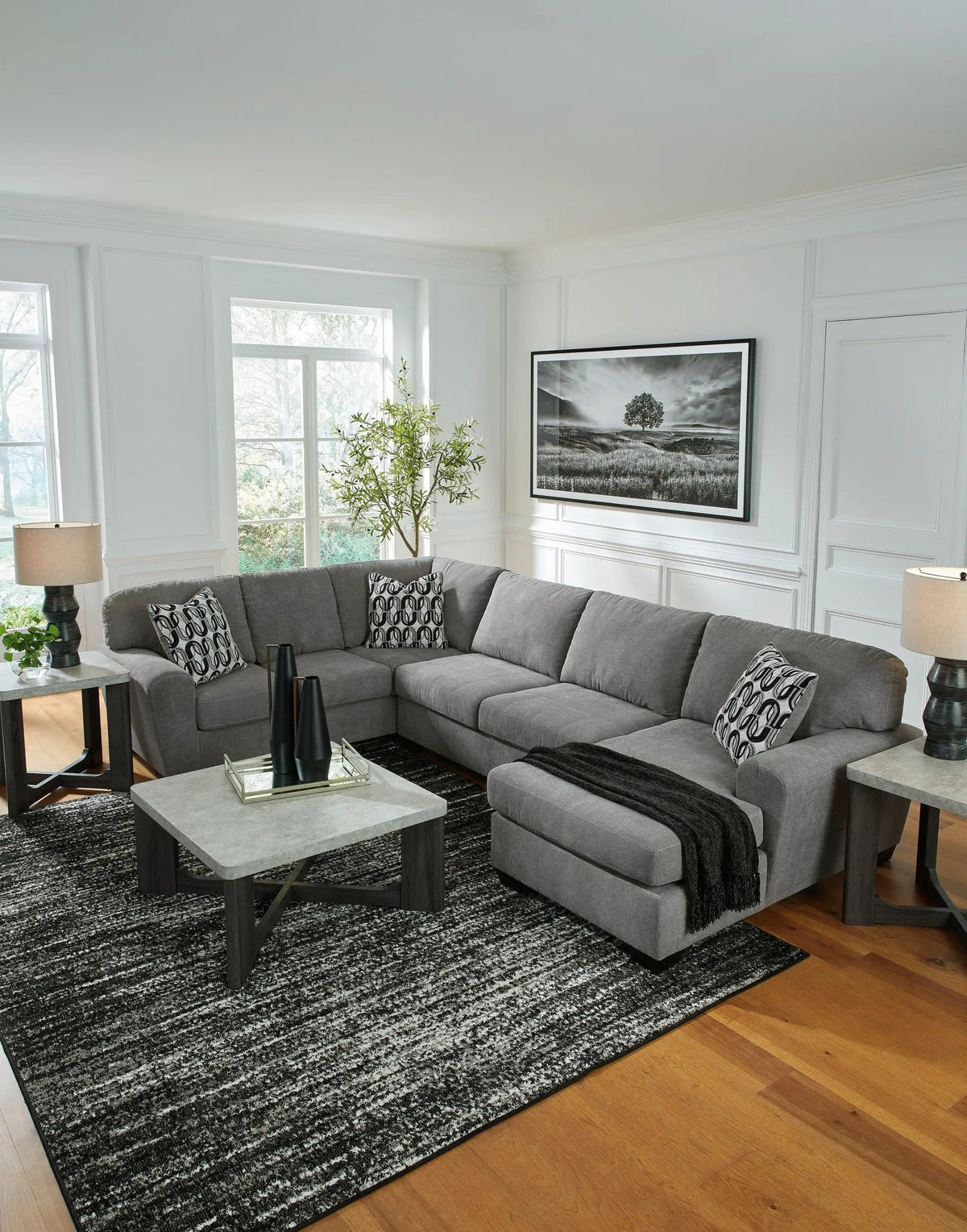 Birkdale Court 3 Piece Sectional | 3-Piece Set | Living Room Furniture | Living Room