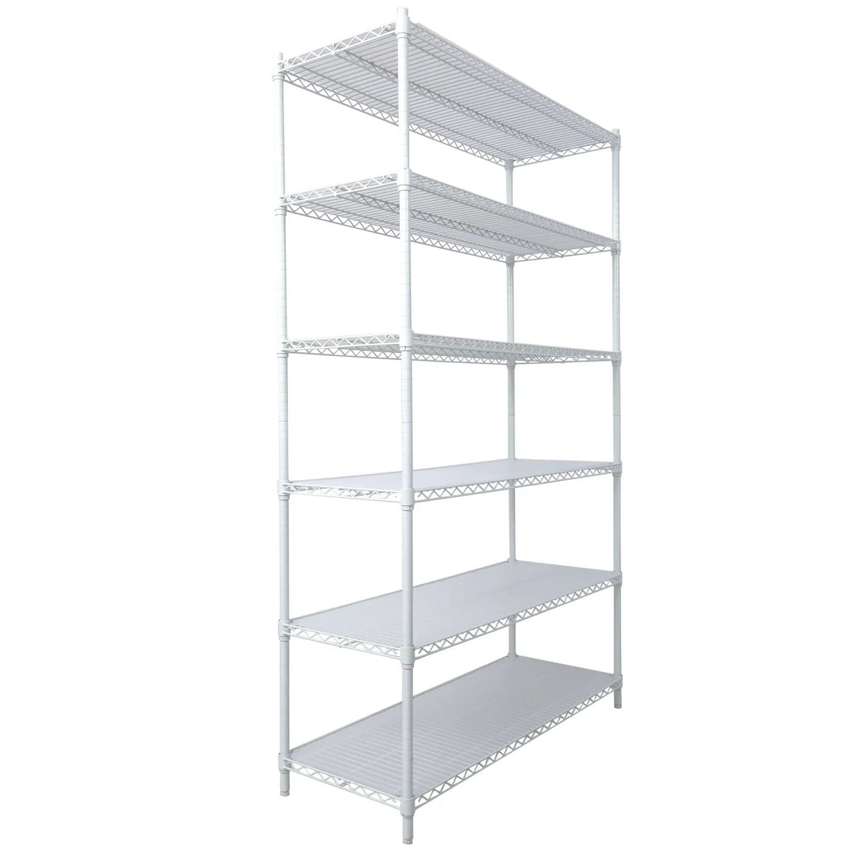 6 Tier Wire Shelving Unit | 6000 Lb Capacity | NSF Metal Rack | Adjustable Shelves
