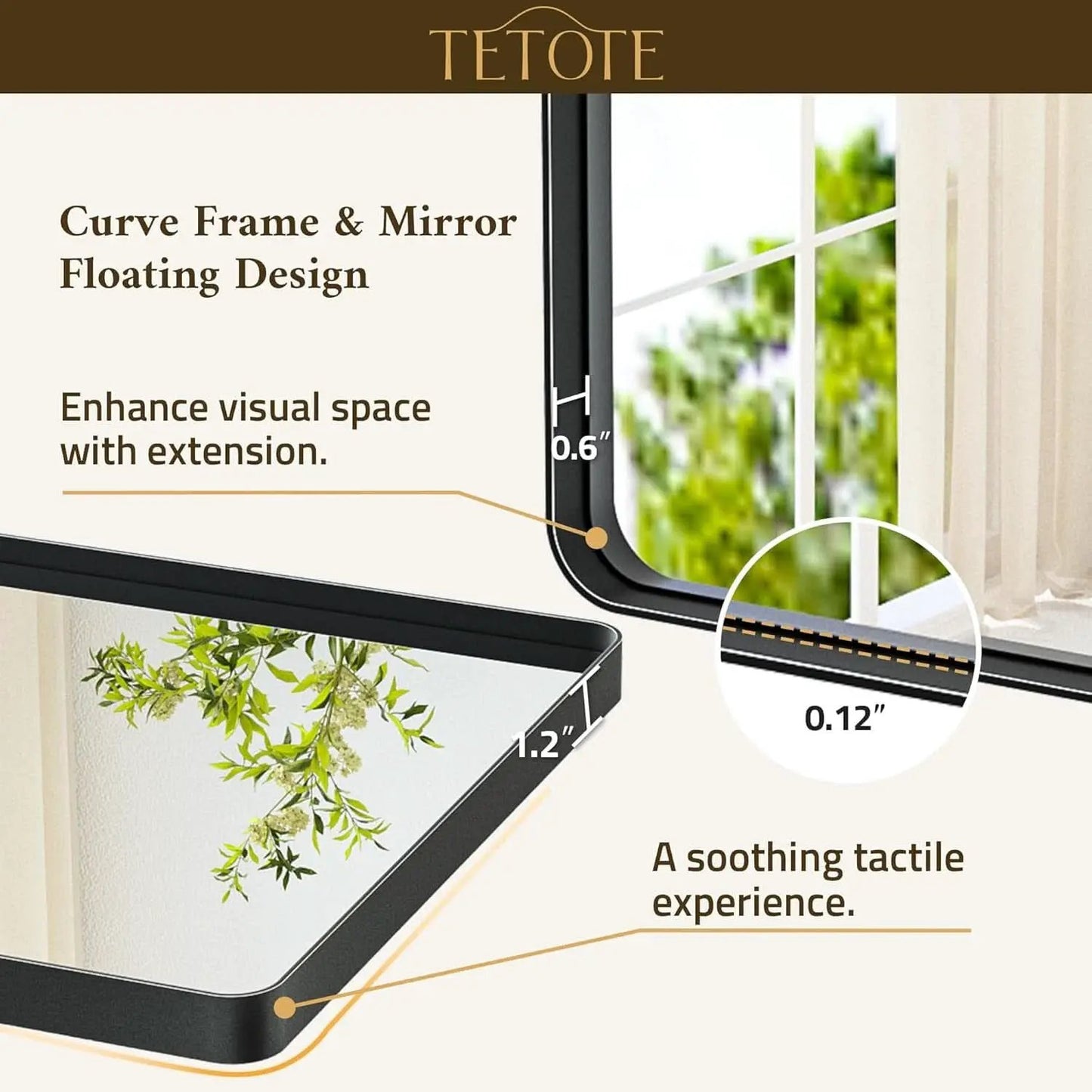 Matte Black Bathroom Vanity Mirror 24x32 Wall Mounted from PriceLows™