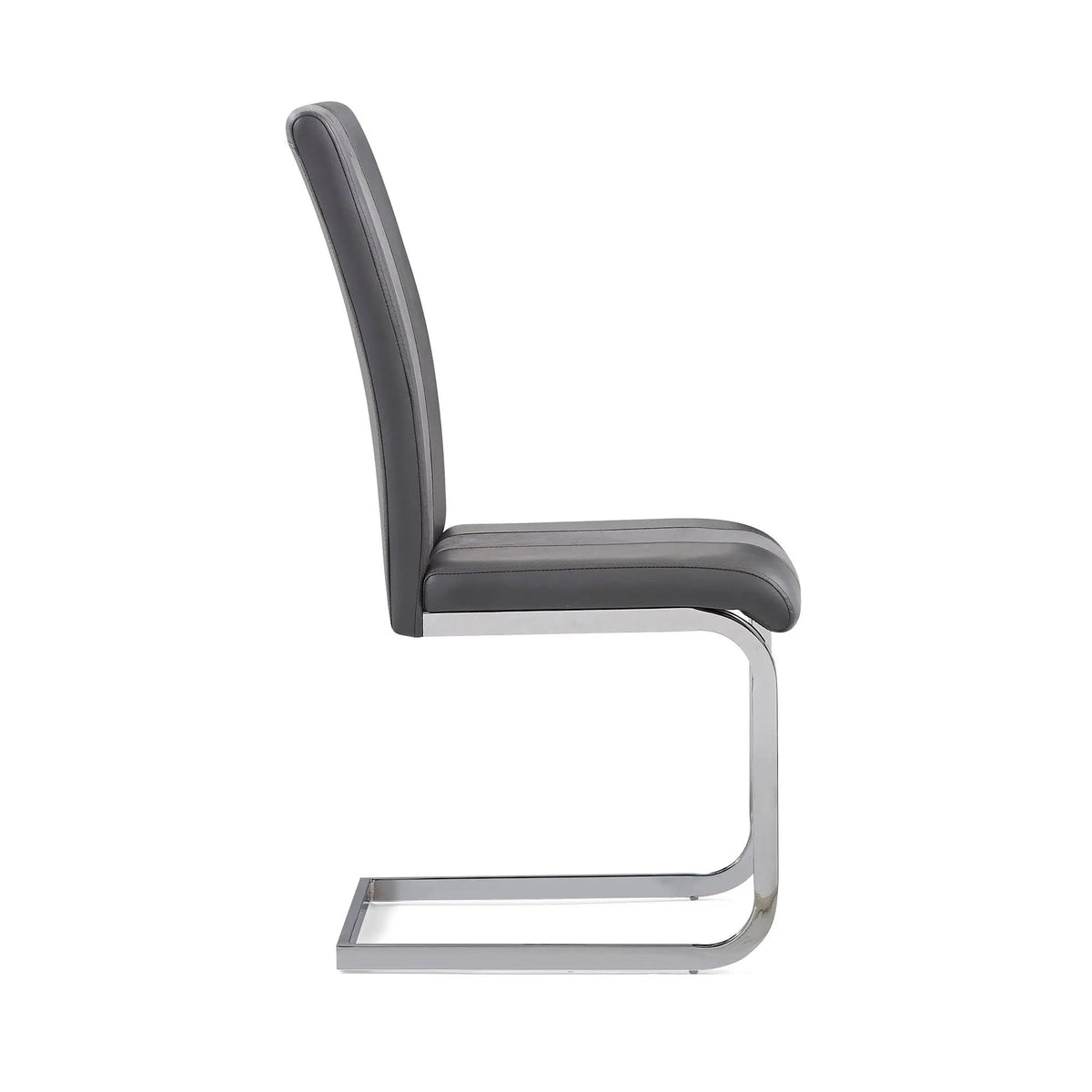 Altis Dining Chairs | Set Of 4 | C-Style Metal Legs | Padded Seats