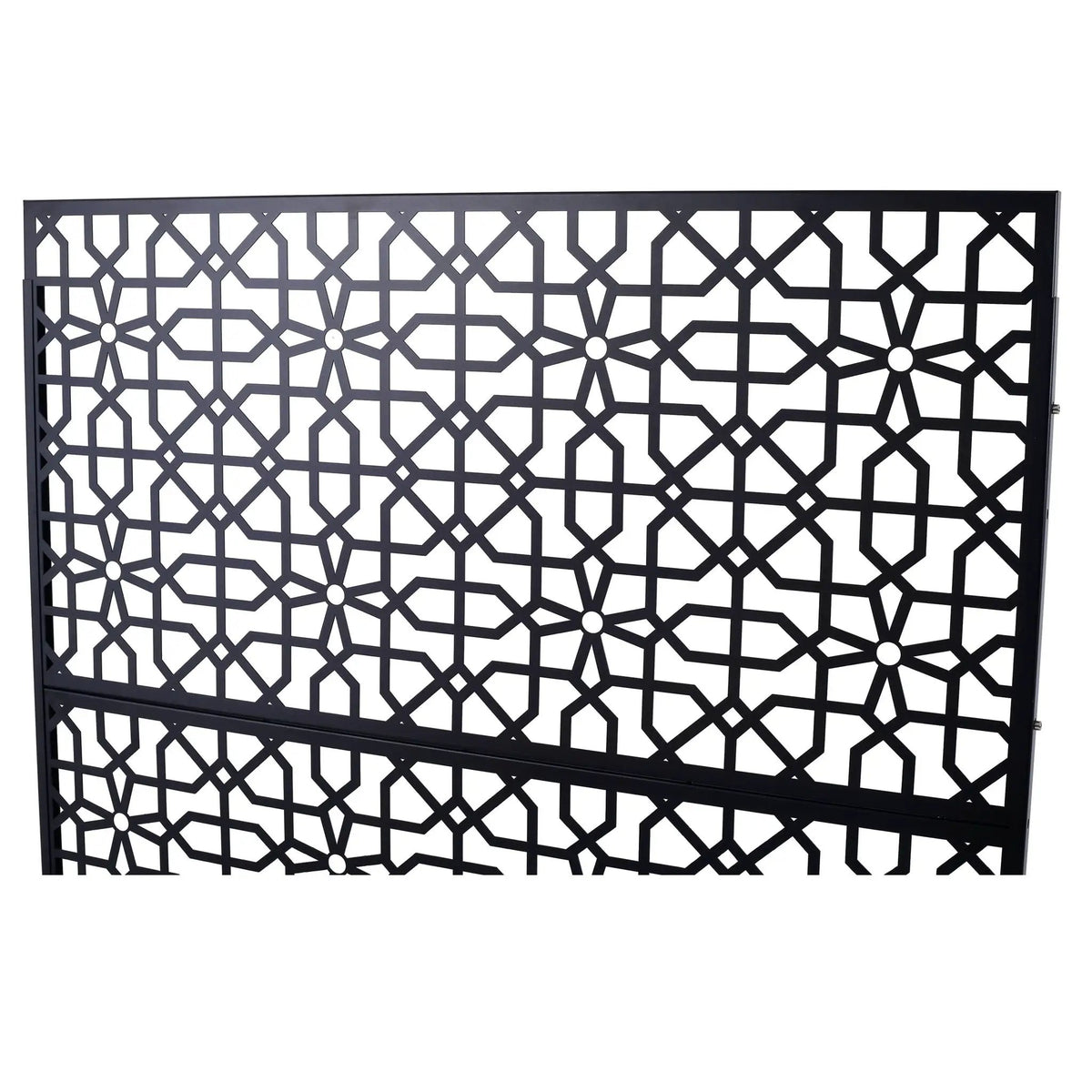Metal Freestanding Privacy Screen | Rust Resistant Panel | Indoor Outdoor