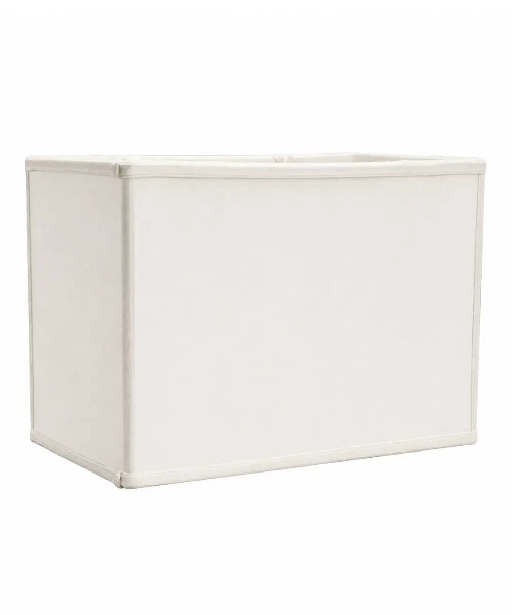 Lampshade | Rectangular Drum | 7 X 9 Inches | White Linen