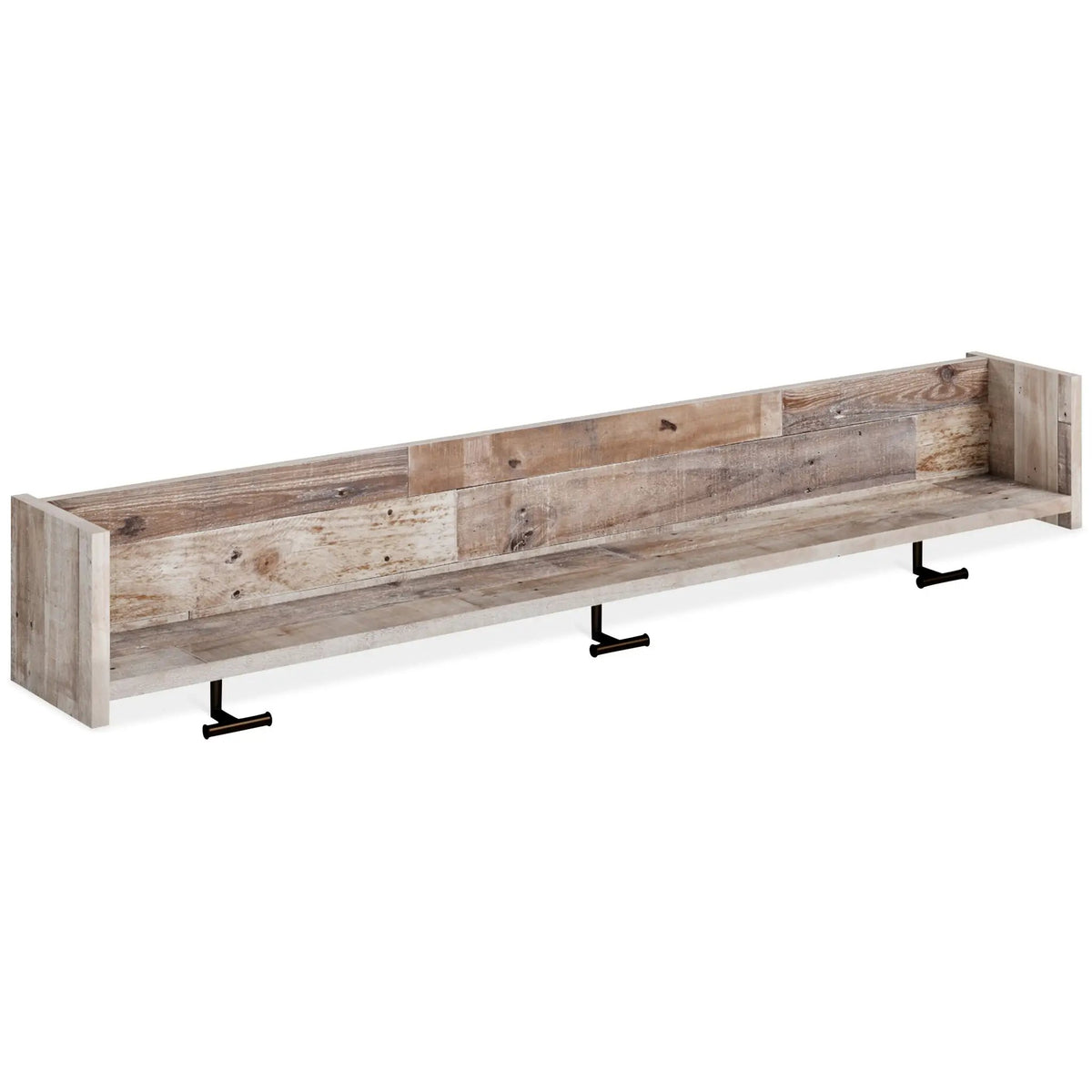 Neilsville Wall Mounted Coat Rack | Three Sturdy Hooks | Minimalist Contemporary Look | 52.75 Inch Length