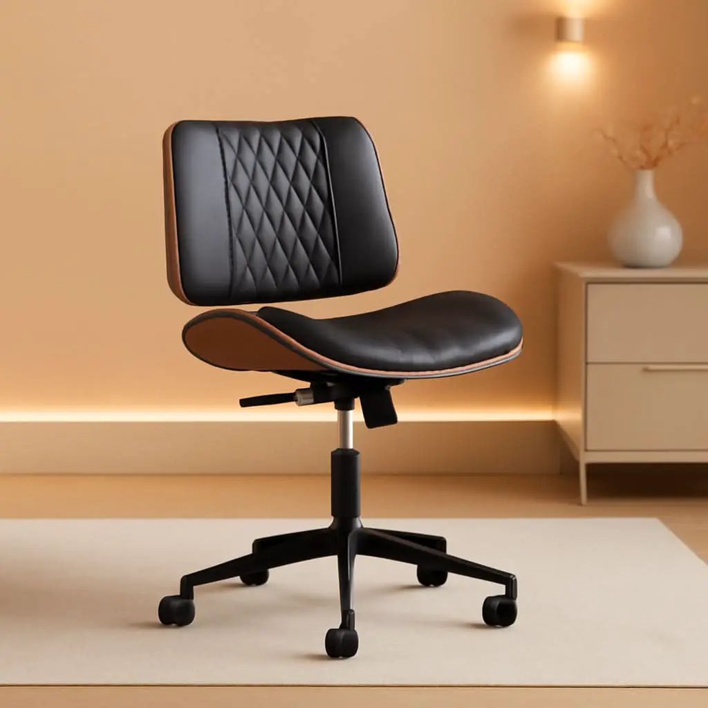 Office Chair Black 360 Swivel Ergonomic Desk Chair from PriceLows™