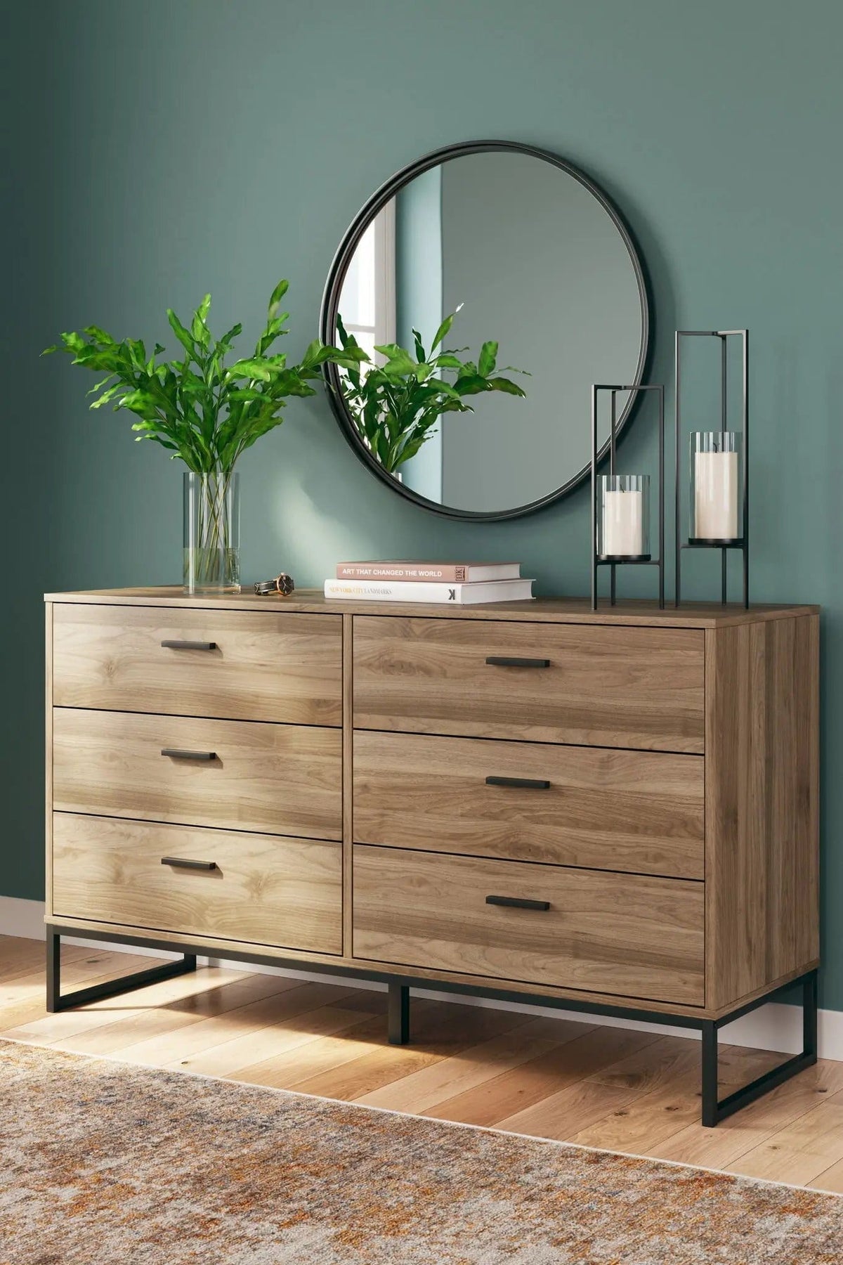 Deanlow Panel Bedroom Set | 2 Piece Bedroom Set | Walnut | Bedroom