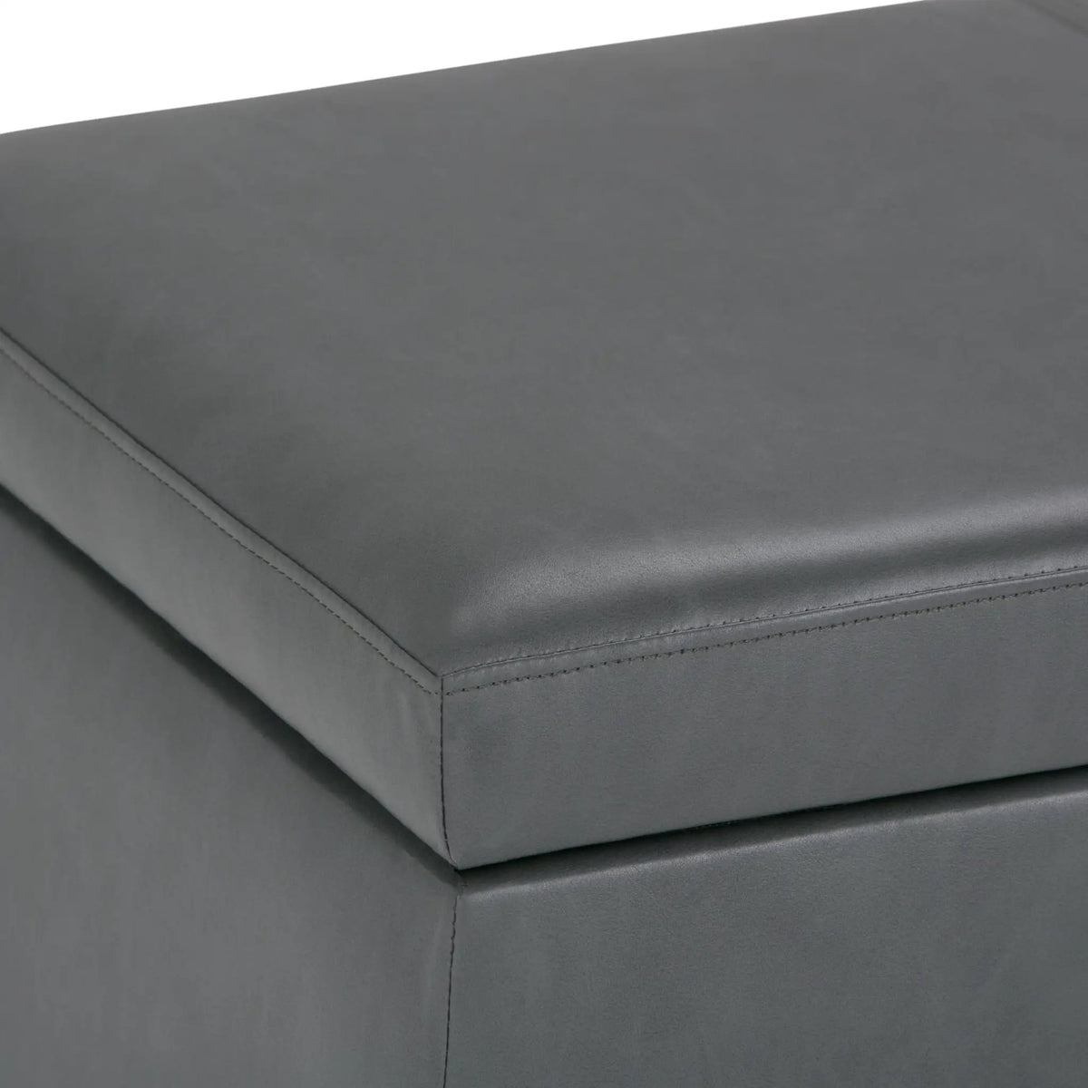 Storage Ottoman Bench | Solid Wood Frame | High Density Foam