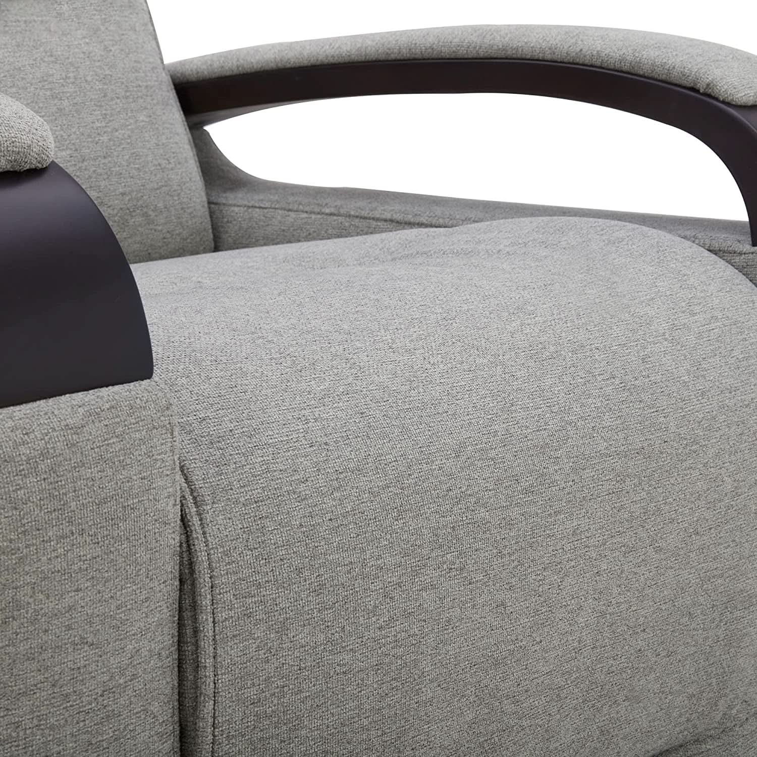 Fabric Power Swivel Glider Rocker Recliner Chair Light Grey from PriceLows™