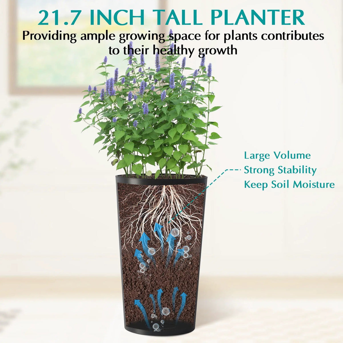 Outdoor Planters | UV Resistant | Shatterproof Polypropylene