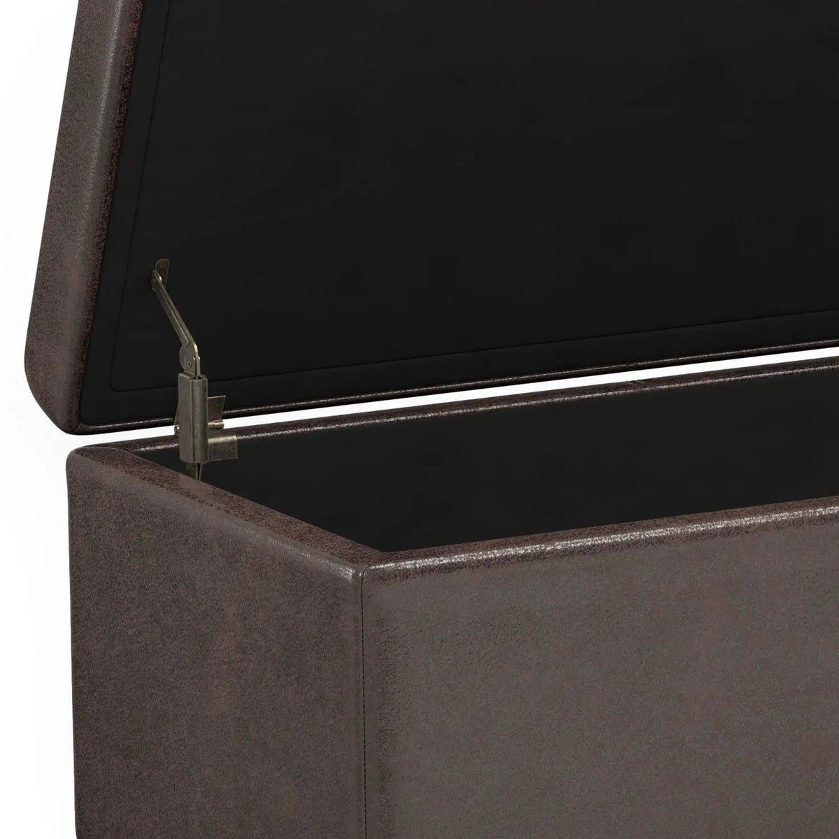 Storage Ottoman Bench | Solid Wood Frame | High Density Foam