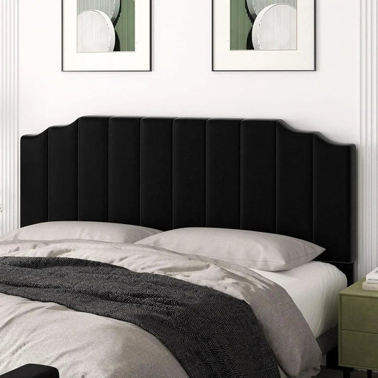 Velvet King Size Wall Mounted Headboard for Adjustable Beds from PriceLows™